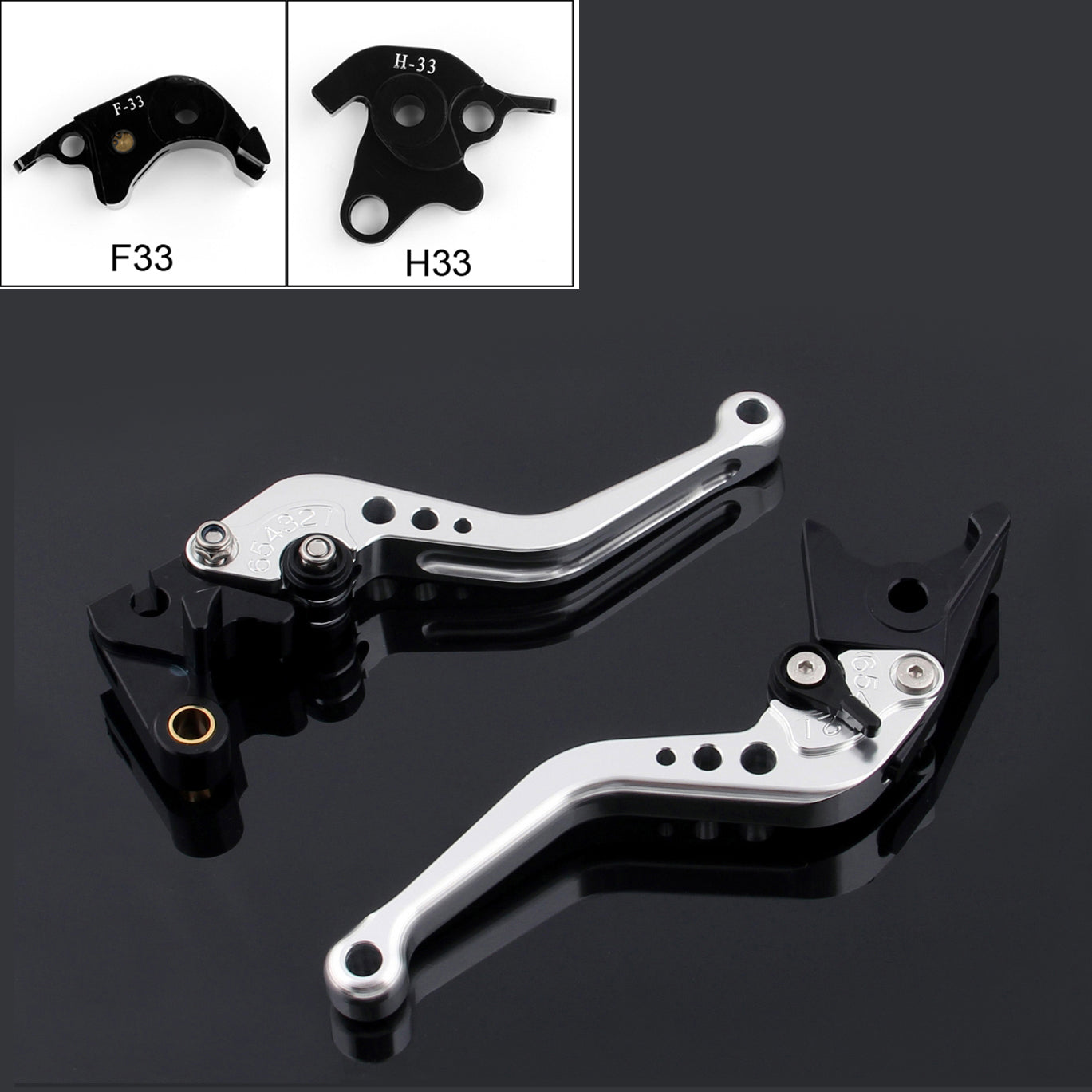 Short Brake Clutch Levers For Honda CB1000R 08-14 CBR1000RR / FIREBLADE 04-07 Generic