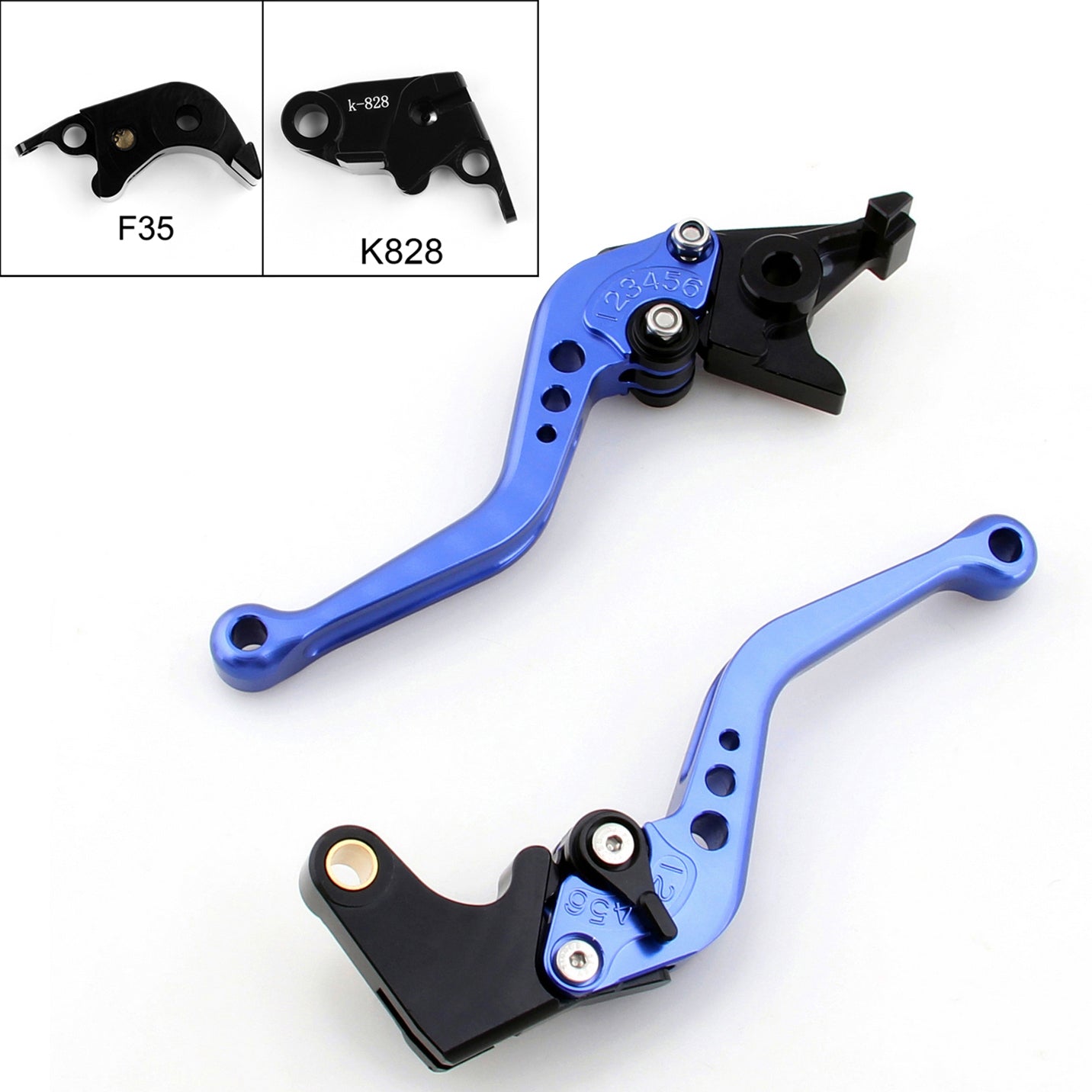 Short Brake Clutch Levers For Kawasaki ZX636R / ZX6RR 25-26