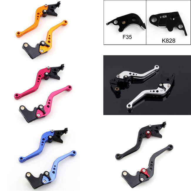 Short Brake Clutch Levers For Kawasaki ZX636R / ZX6RR 2005-2006