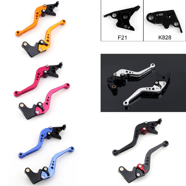 Short Brake Clutch Levers For Kawasaki Z750 2007-2012 Z800 2013-2014