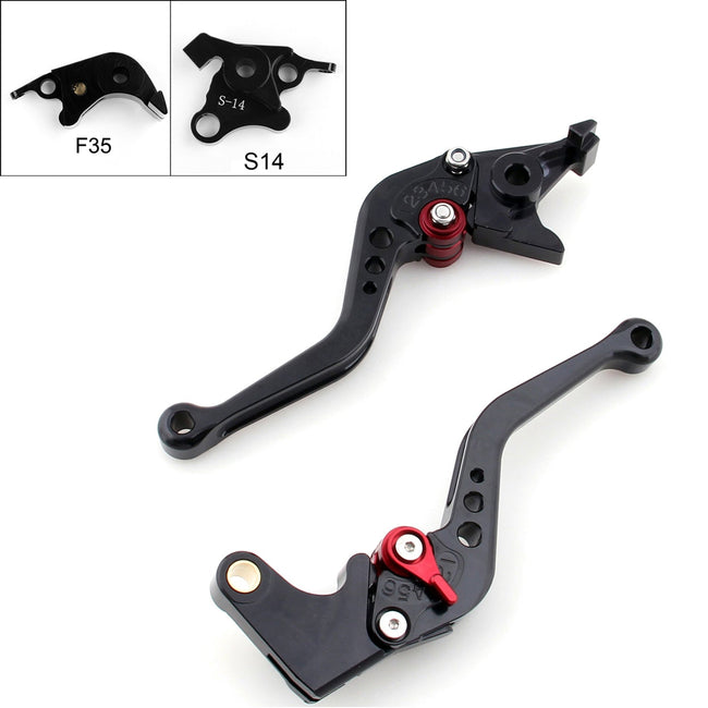 Short Brake Clutch Levers For Suzuki GSXR1 GSXR 1 27-28