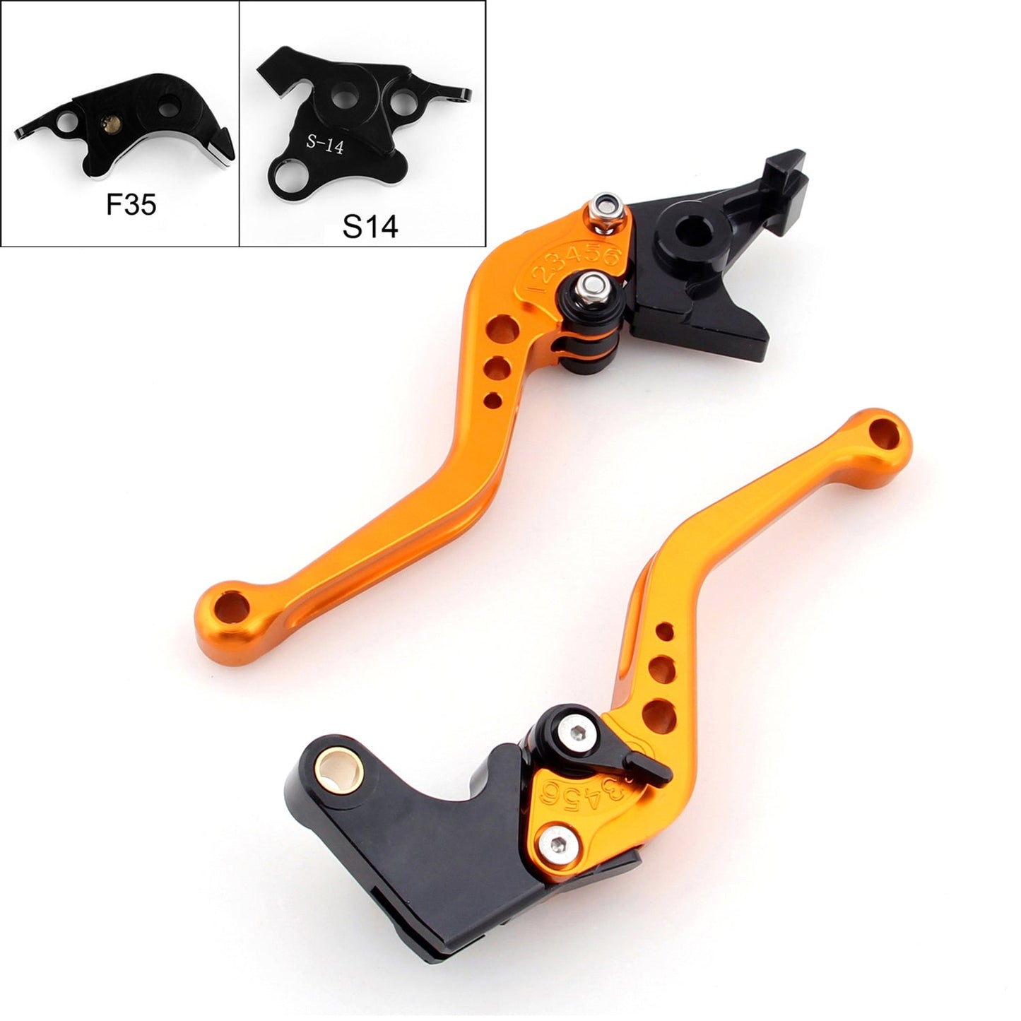 Short Brake Clutch Levers For Suzuki GSXR1000 GSXR 1000 2007-2008 Generic