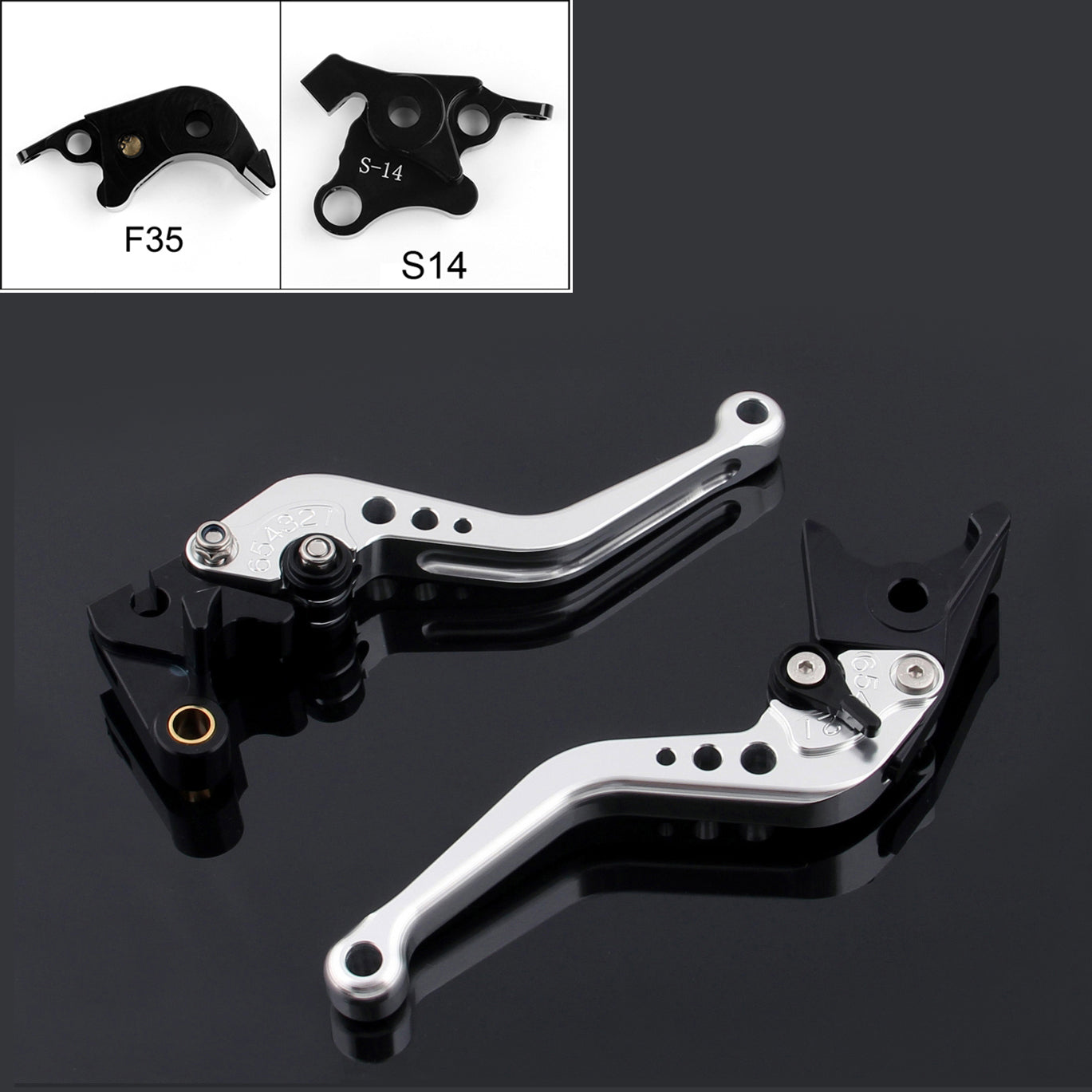 Short Brake Clutch Levers For Suzuki GSXR1000 GSXR 1000 2007-2008 Generic