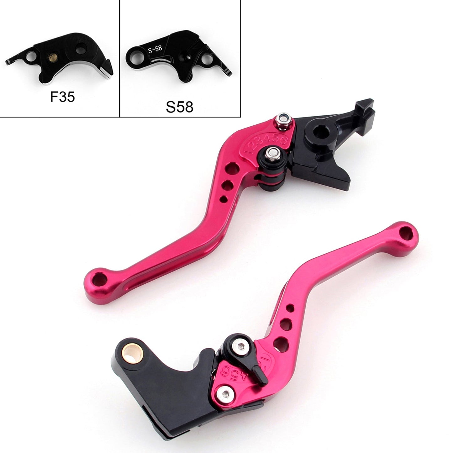 Short Brake Clutch Levers For Suzuki GSXR1000 2009-2014 GSXR 600 750 2011-2014 Generic