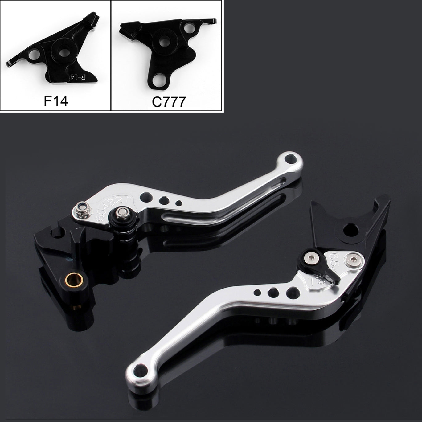 Short Brake Clutch Levers For Yamaha FJR 1300 2003 Buell 1125R 1125CR Generic