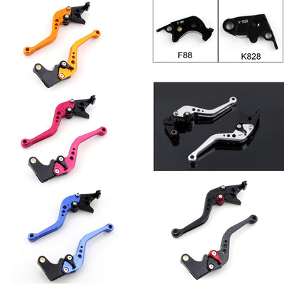 Short Brake Clutch Levers For Kawasaki ZX10R 2006-2014 ZX6R Z1000 2007-2014