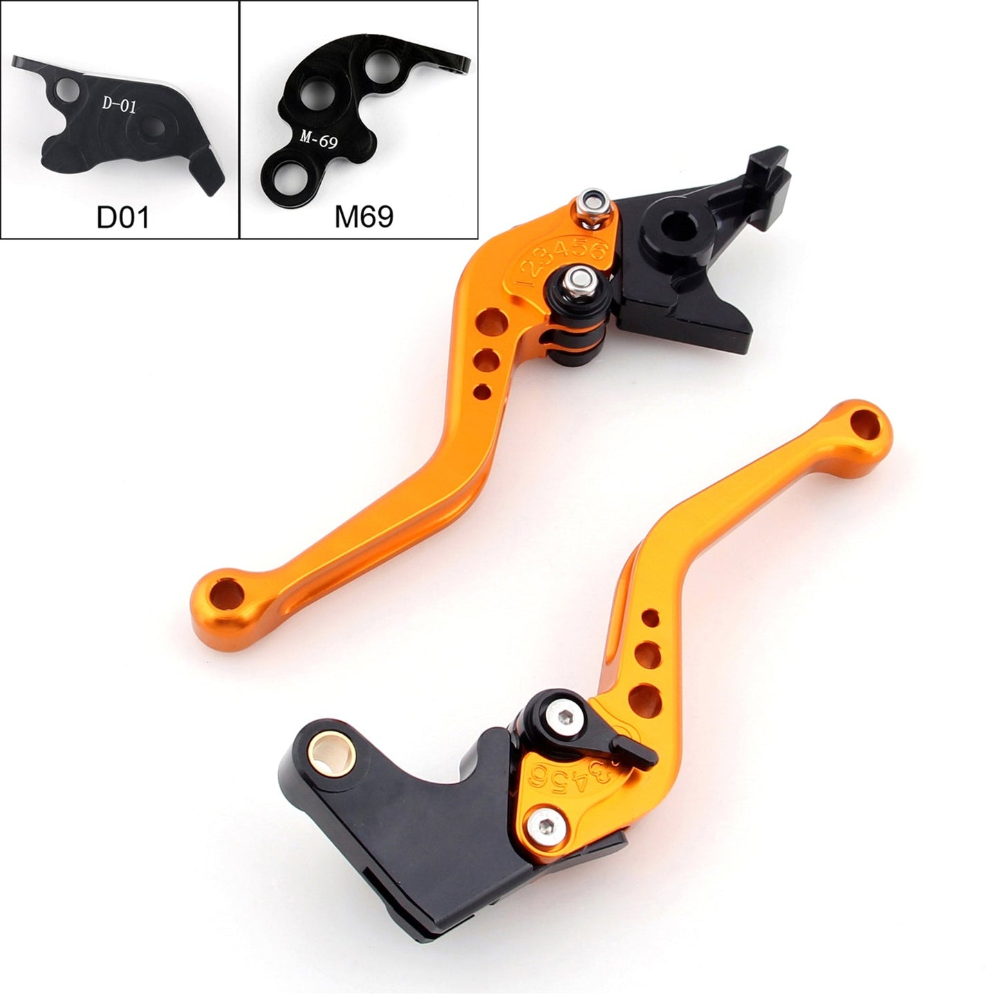 Short Brake Clutch Levers For KTM 990 SMR/SMT 2009-2013 (D01/M69) 2010 2011 Generic