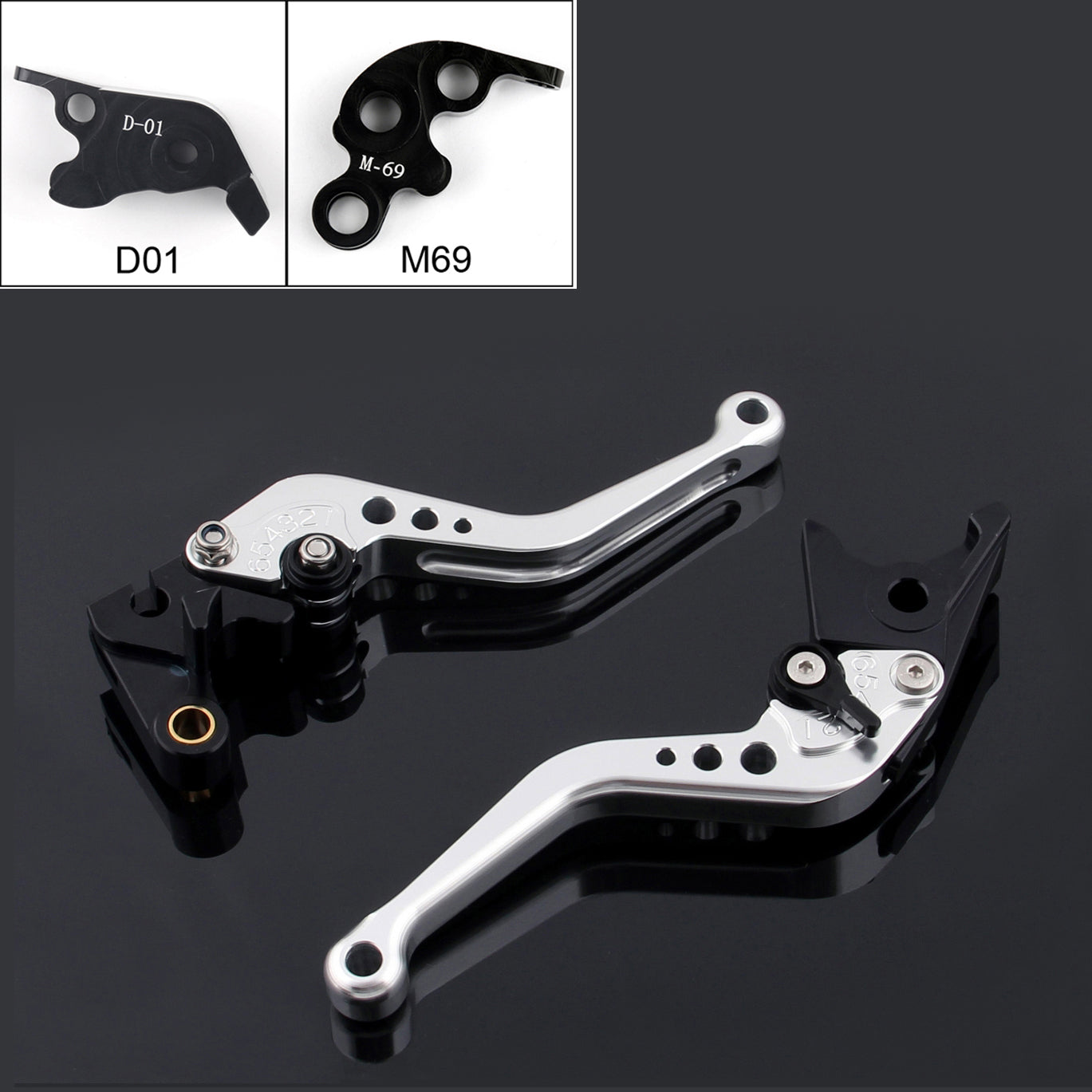 Short Brake Clutch Levers For KTM 990 SMR/SMT 2009-2013 (D01/M69) 2010 2011 Generic