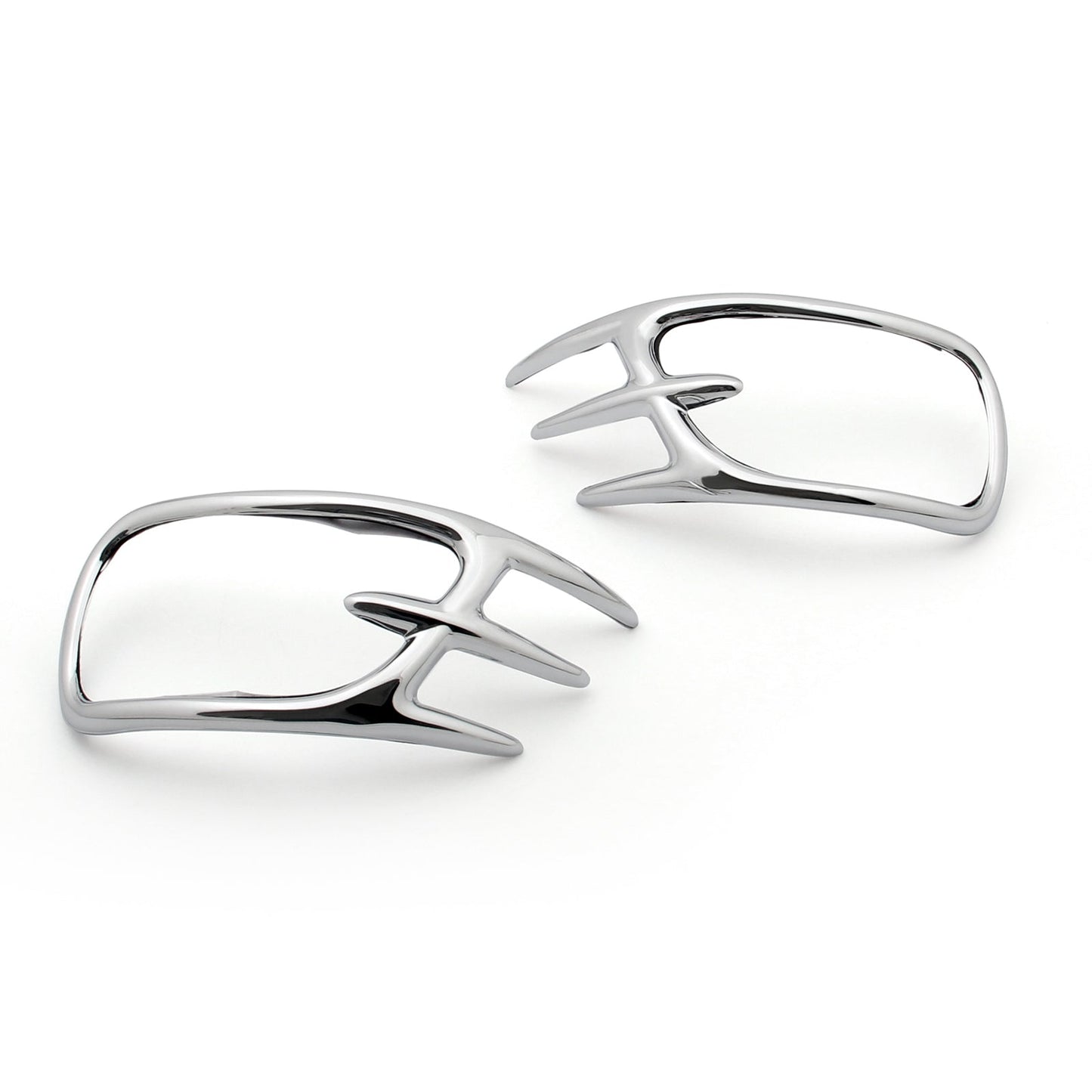 Goldwing Chrome Fairing Mirror Back Accent Grilles Fit Honda GL1800 2001-2011