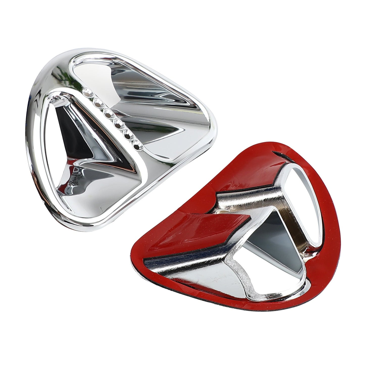 Goldwing Chrome Fairing Martini Air Intake Grills Fit Honda GL1800 2001-2011