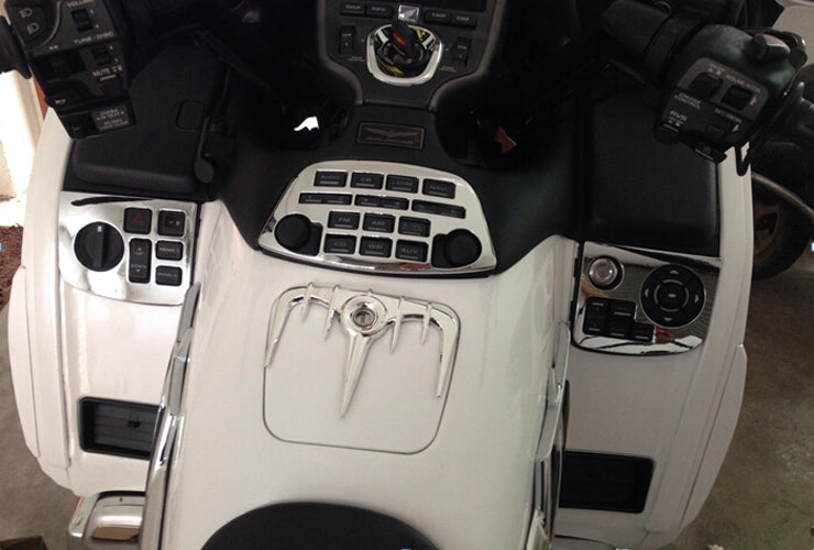 Goldwing Chrome Fairing Left Side Control Accent Fit Honda GL1800 2001-2011