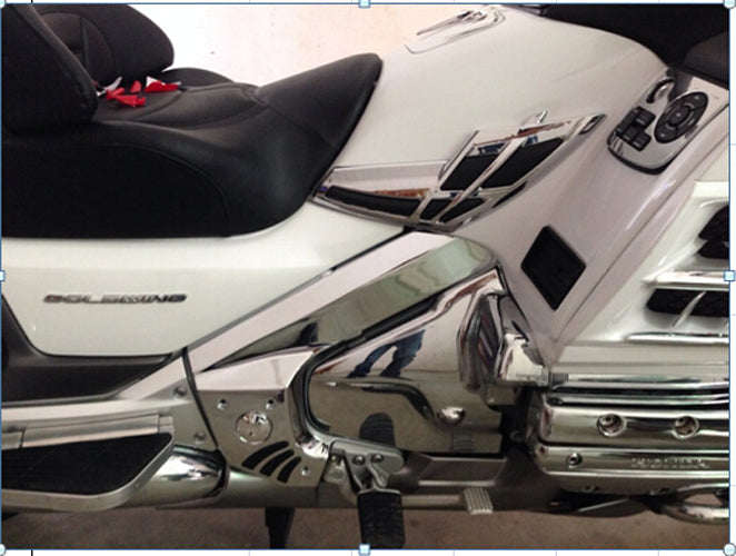 Goldwing Chrome Fairing Frame Covers Fit Honda GL1800 2001-2011