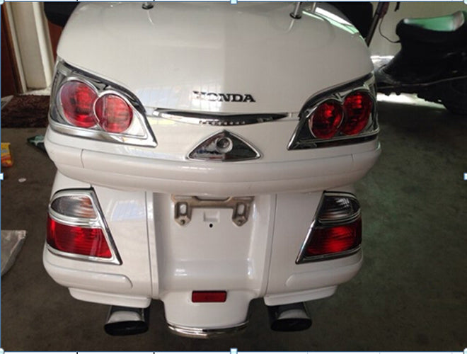 Chrome Fairing Saddlebag Light Accents Fit Honda Goldwing GL1800 2001-2011