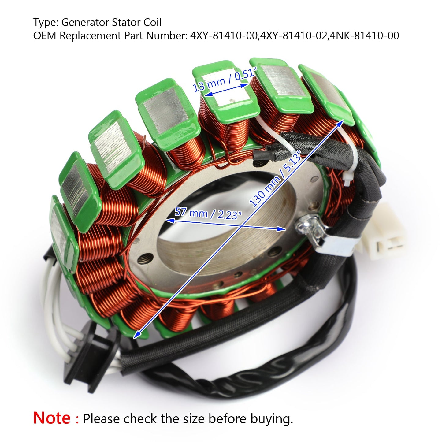Stator Generator Fit for Yamaha Royal Star XVZ1300 Midnight Venture Tour 96-13
