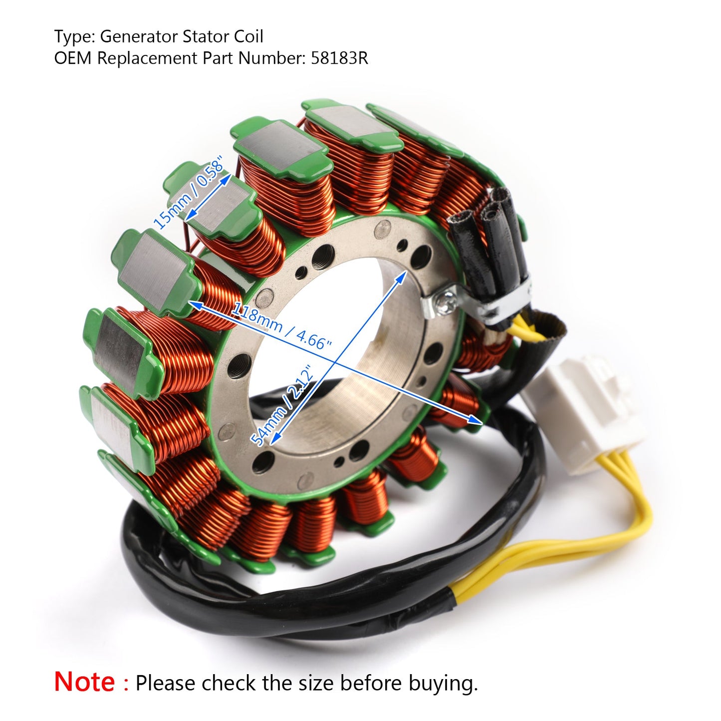Stator Generator Fit for Gilera 800 GP / GP Centenario 2008-2013 58183R