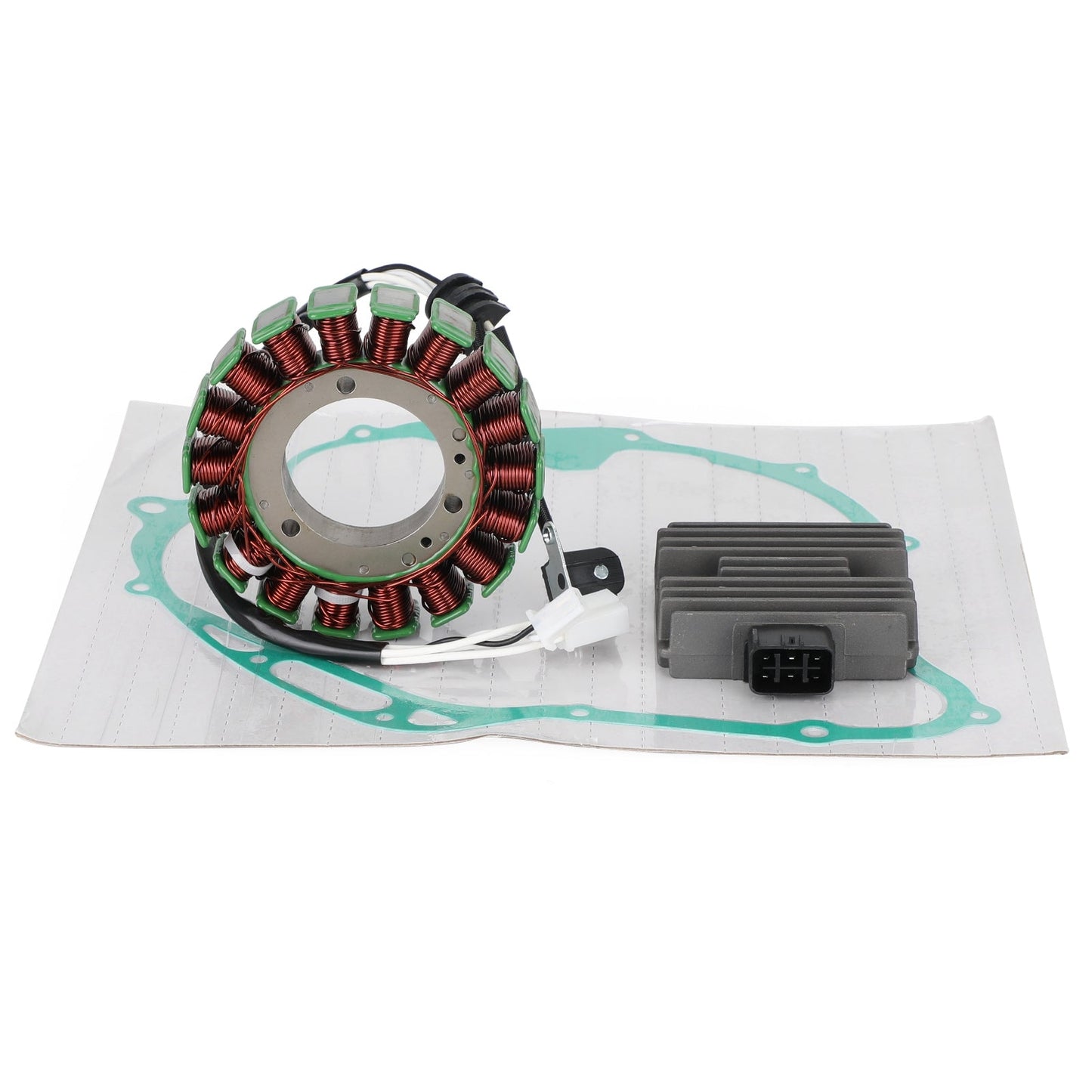 Stator+Voltage Rectifier+Gasket For Yamaha XVS1100 V-Star Classic Custom 2003