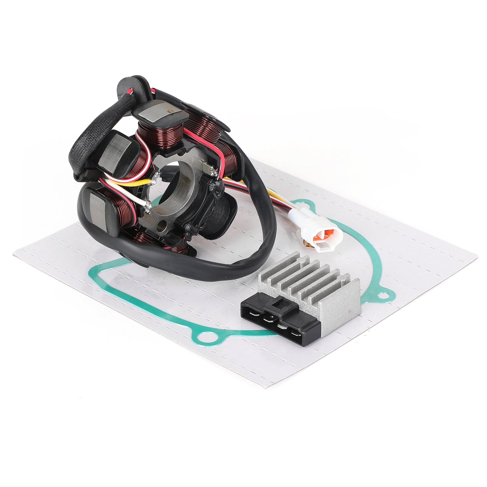 Magneto Stator+ Voltage Rectifier+ Gasket For EXC 250 5200 MXC 450 520 ...