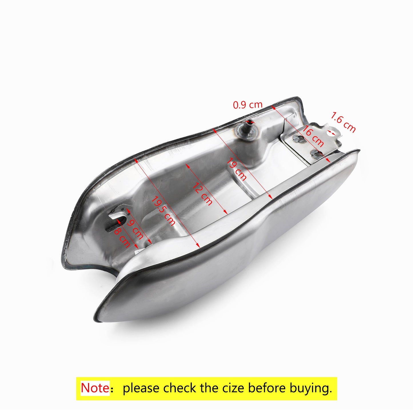 9L / 2.4 Gallon Gas Fuel Tank For Custom Cafe Racer BMW Honda Yamaha