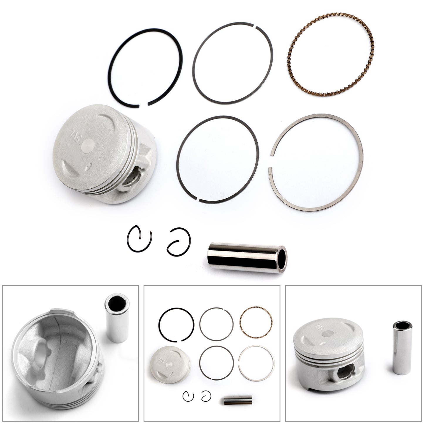 Piston Ring For Yamaha YBR125 YBR125ESD 2005-2011 XT125R XT125X 2005-2008