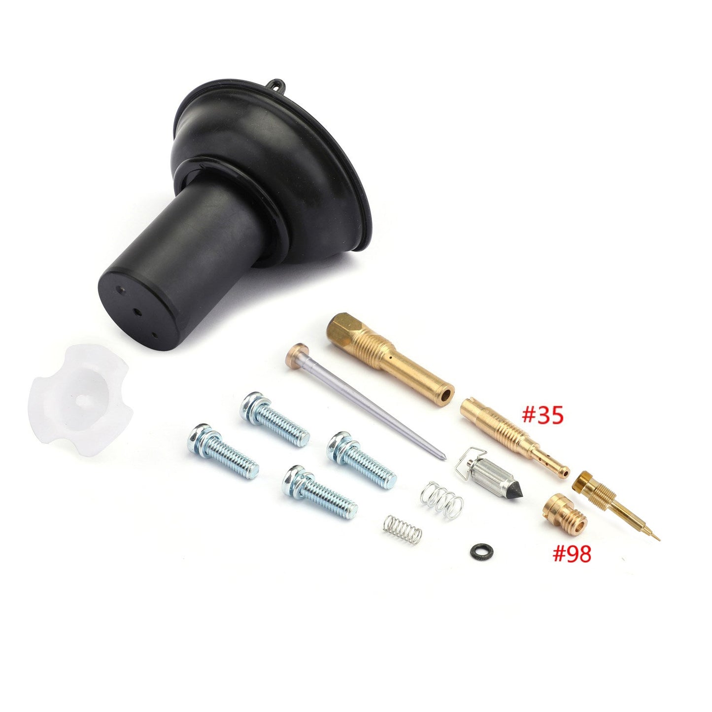 Carburetor Diaphragm Plunger w/Needle Repair Kit For Honda Steed VLX400 Shadow