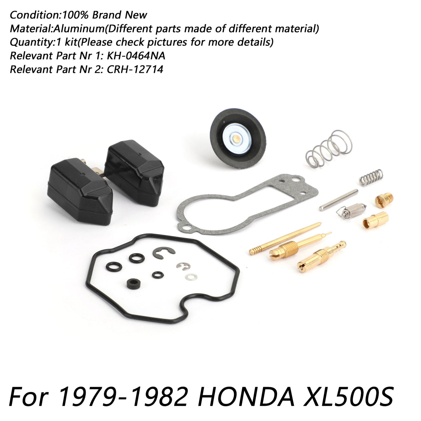 Carburetor Repair Rebuild Kit For 1979-1982 1980 81 HONDA XL500 XL500S XL 500 S