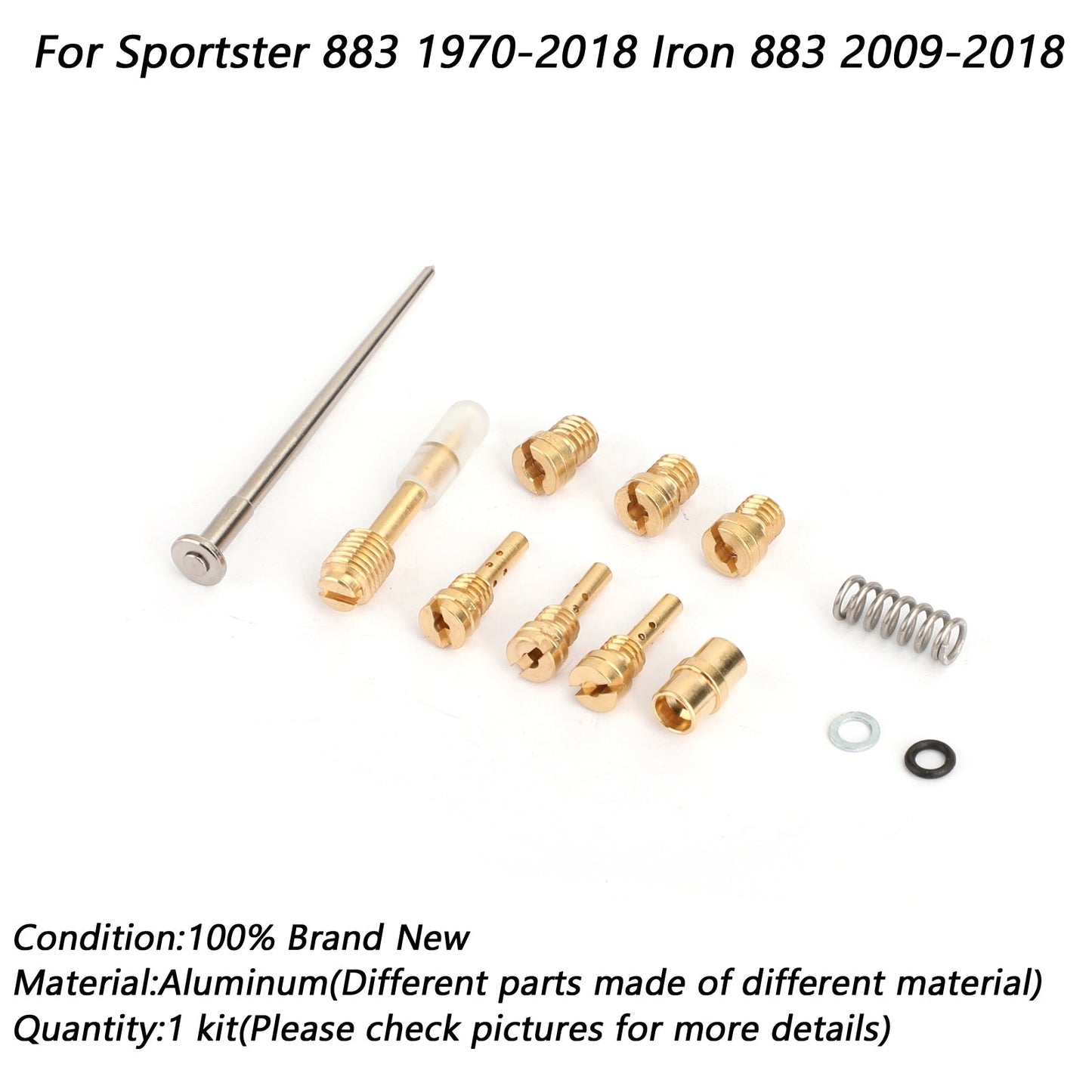 Carburetor Carb Repair Rebuild Kit For Sportster Iron 883 XLH883 Deluxe XL883