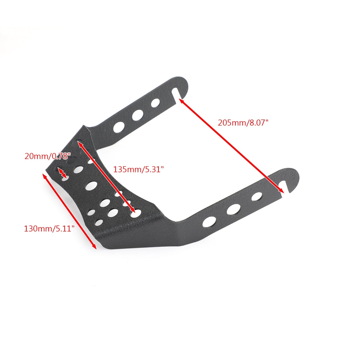 Universal 6" ATV Light Bar Bracket Mount For Z400 LTR450 KFX400 YFZ Raptor 350