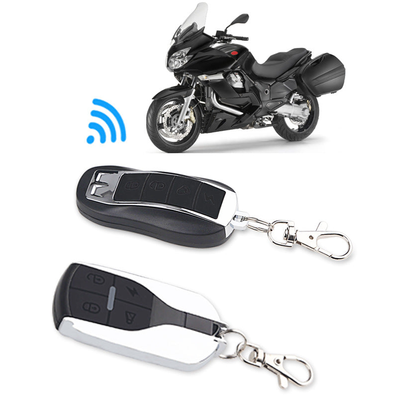 Motorcycle Scooter Anti-theft Security Alarm System Remote Control Engine Start