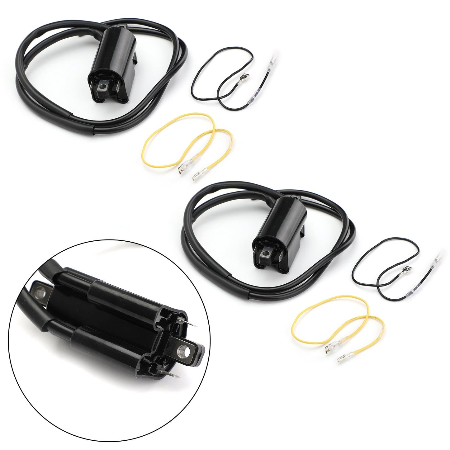 2x IGNITION COIL For SUZUKI GSF1200S BANDIT 1996-2004,GSF400 89-87 GSF600 95-04 Generic