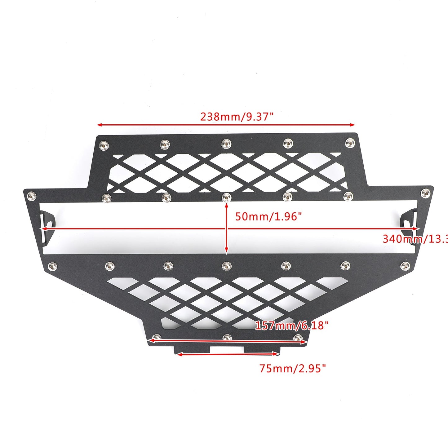 LED Light Bar Grille 13 Lightbar Grill For Polaris RZR 800 & S / RZR 570 12-18 Generic