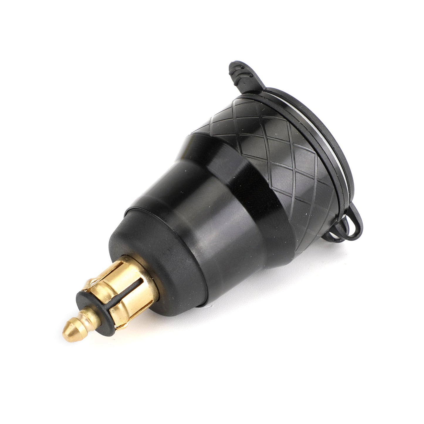 Motorcycle Dual USB Charger DIN Socket Voltmeter For BMW Motorbike EU Plug