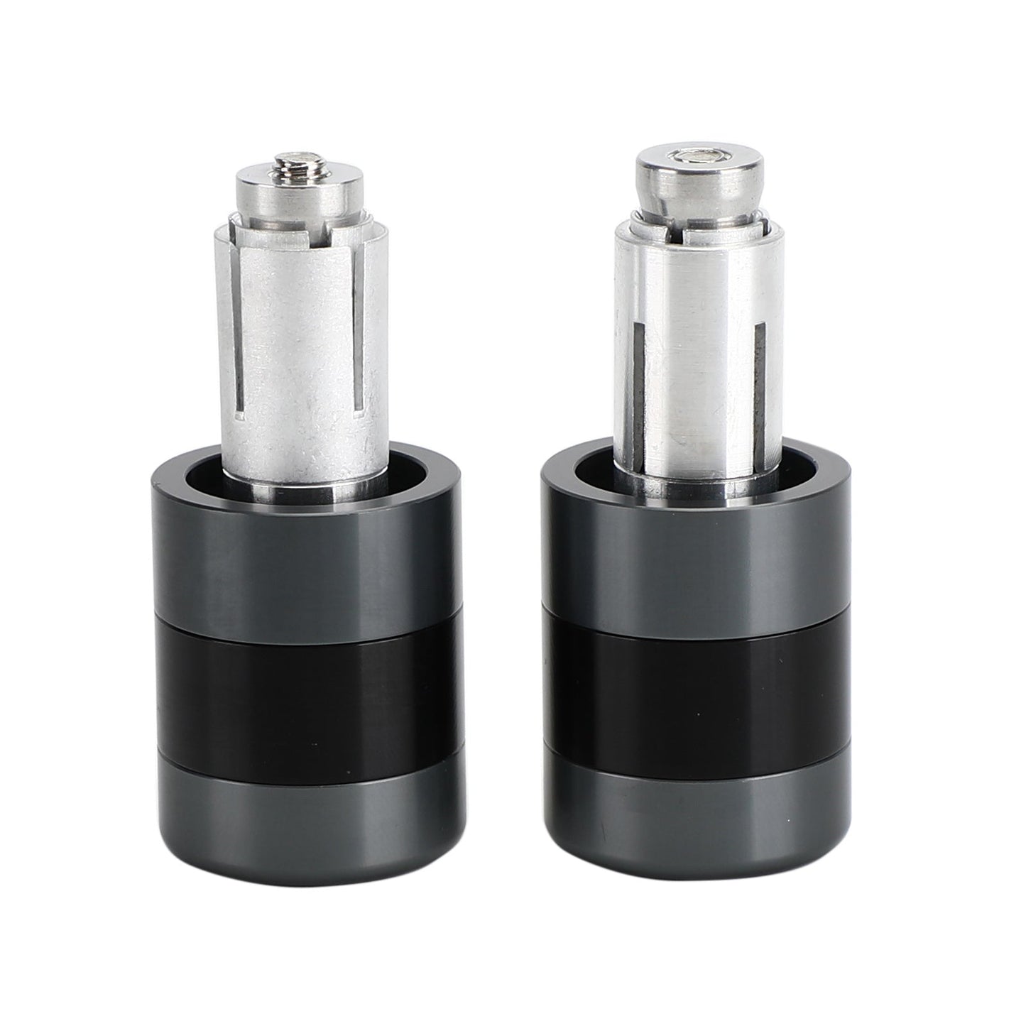 CNC Heavy Weight 7/8" 22mm Handle Bar Ends Vibration Reducing Sliders Set Black