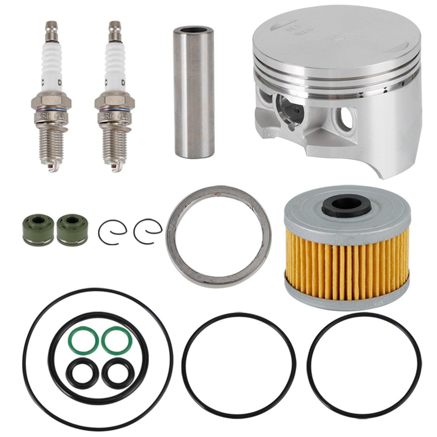 Cylinder Jug For Honda 88-00 TRX300 TRX 300 Fourtrax Piston Gaskets Top End Kit