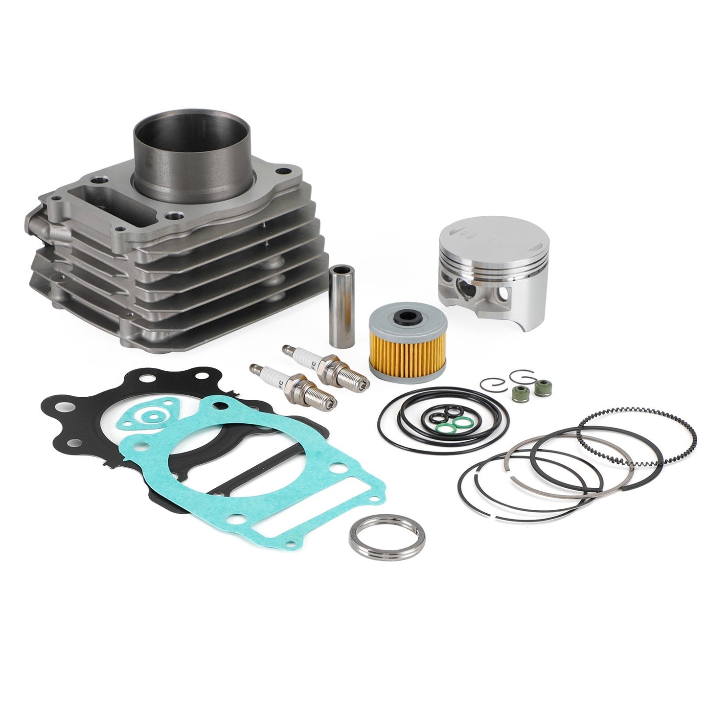 Cylinder Jug For Honda 88-00 TRX300 TRX 300 Fourtrax Piston Gaskets Top End Kit