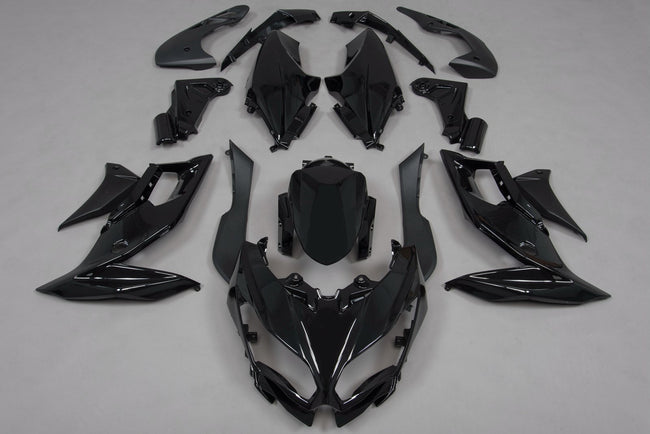 2015-2021 Kawasaki VERSYS650 Amotopart Injection ABS Plastic Bodywork Fairing Fit Gloss Black