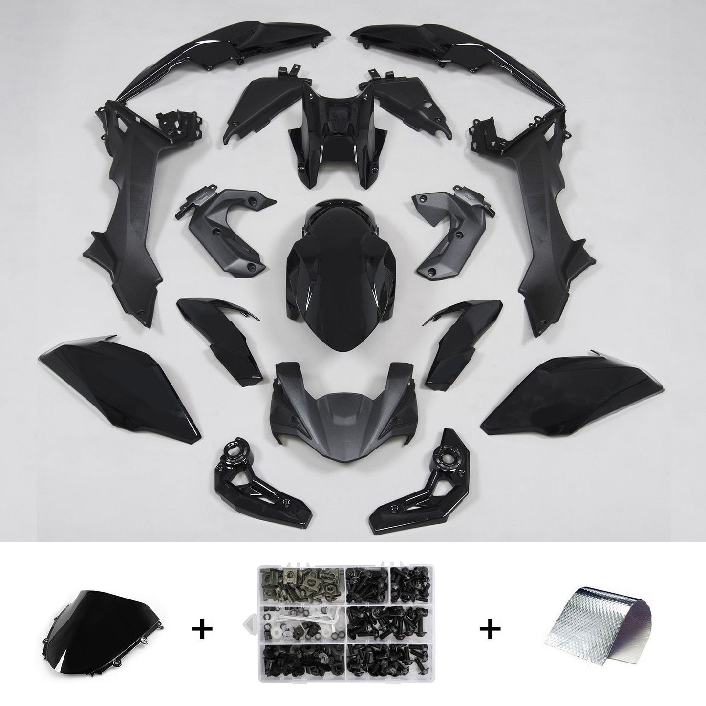 2017-2019 Kawasaki Z650 Amotopart Fairing Kit Fit