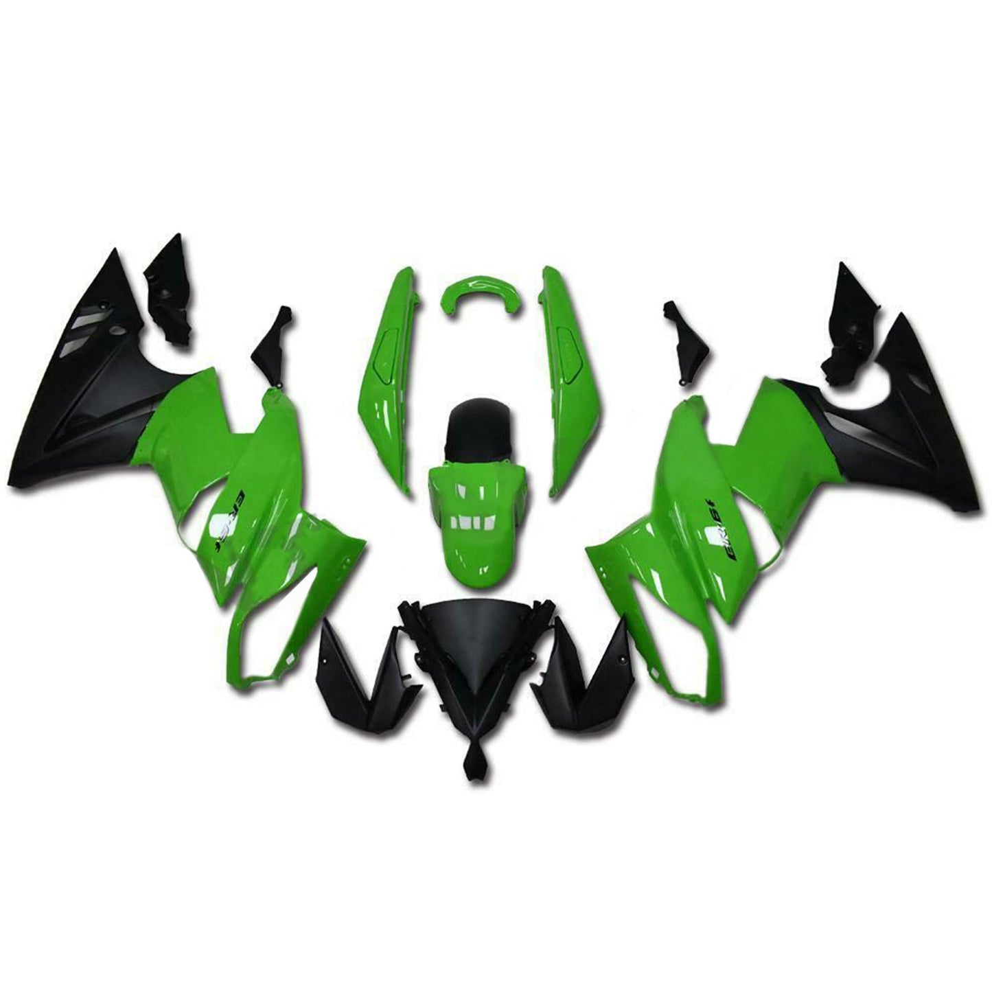 2009-2011 Kawasaki Ninja 650 ER-6F EX650 Amotopart Injection Fairing Kit Plastic 01# #1