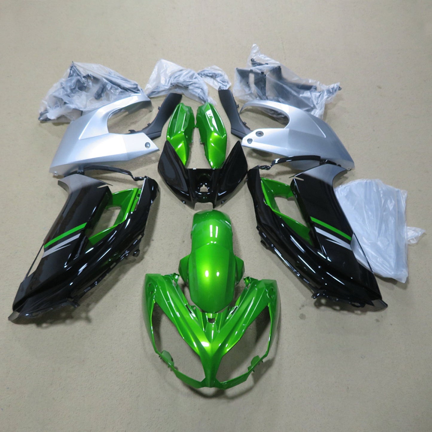 2012-2016 Kawasaki Ninja 650 ER-6F EX650 Amotopart Injection Fairing Kit Plastic 01# #1