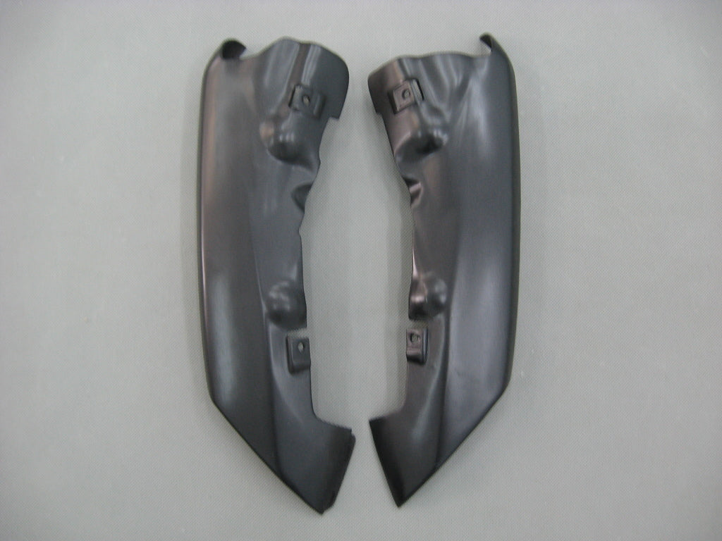 2007-2008 Fairings Kawasaki ZX6R ZX636 Black White West Ninja Racing Generic