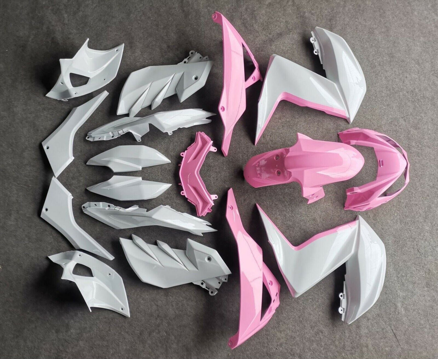 2015-2016 Kawasaki Z250 Z300 Amotopart Injection Fairing Kit Bodywork Plastic ABS #102