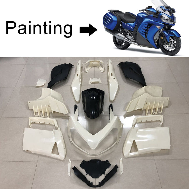 2007-2009 Kawasaki GTR1400 ZG1400 Amotopart Injection Fairing Kit Bodywork Plastic ABS #101