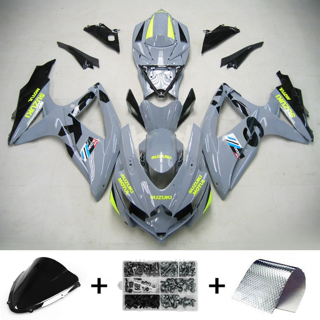 2008-2010 Suzuki GSXR 600/750 K8 Amotopart Injection Fairing Kit Bodywork Plastic ABS #102