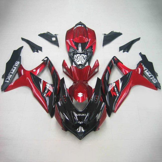 2008-2010 Suzuki GSXR 600/750 K8 Amotopart Injection Fairing Kit Bodywork Plastic ABS #134