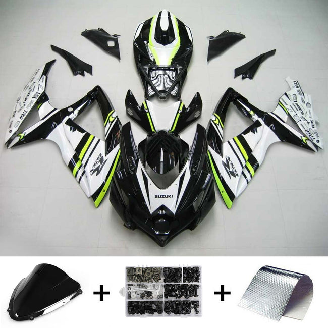 2008-2010 Suzuki GSXR 600/750 K8 Amotopart Injection Fairing Kit Bodywork Plastic ABS #143