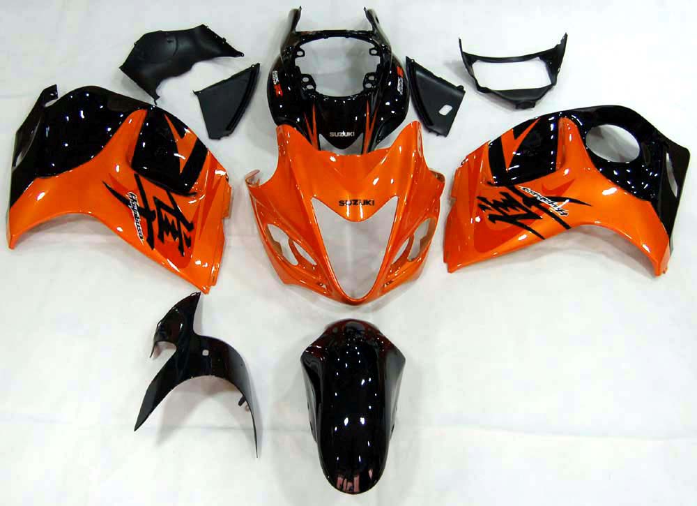 2008-2020 Suzuki GSX 1300 Hayabusa Orange Metallic & Black Hayabusa Racing Amotopart Fairings