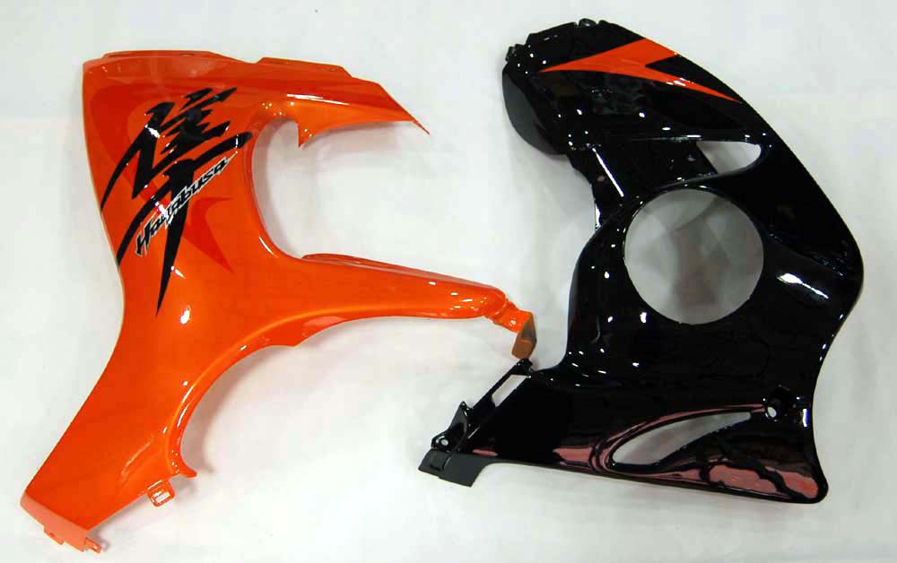 2008-2020 Suzuki GSX 1300 Hayabusa Orange Metallic & Black Hayabusa Racing Amotopart Fairings