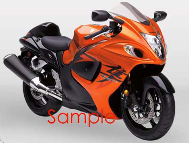 2008-2020 Suzuki GSX 1300 Hayabusa Orange Metallic & Black Fairings Hayabusa Generic