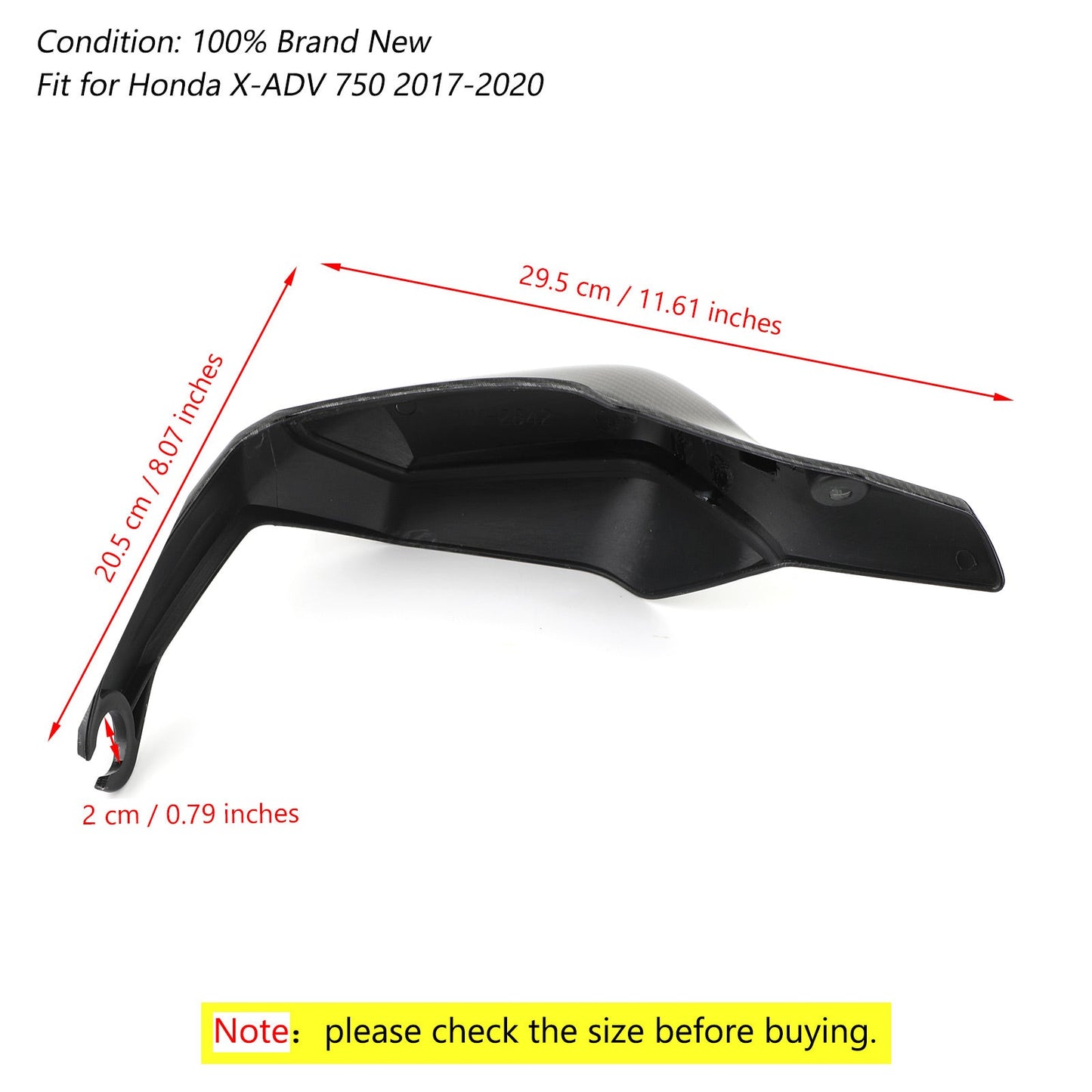 Motorcycle Protector Hand Guards For Honda X-ADV 750 2017-2020 BLK