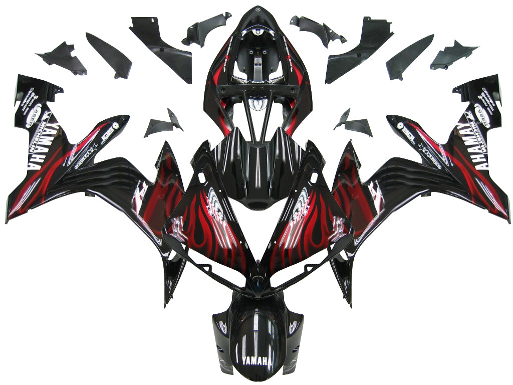 For YZF 1000 R1 2004-2006 Bodywork Fairing Black ABS Injection Molded Plastics Set