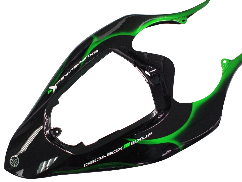 2004-2006 Yamaha YZF R1 Amotopart Fairing Green&Black Kit